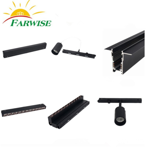 Modern Borderless Embedded Magnetic Track Linear Lamp